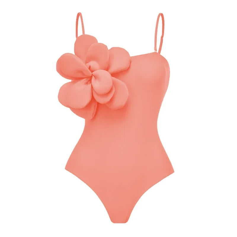 Flower Power - One Piece Swimsuit /Monokini 