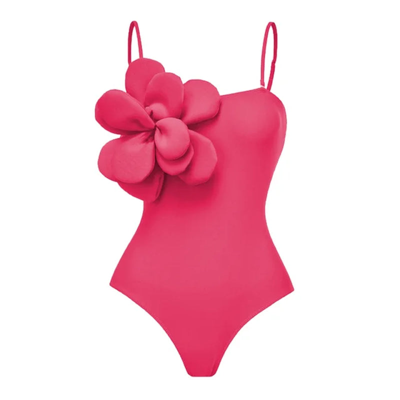 Flower Power - One Piece Swimsuit /Monokini 