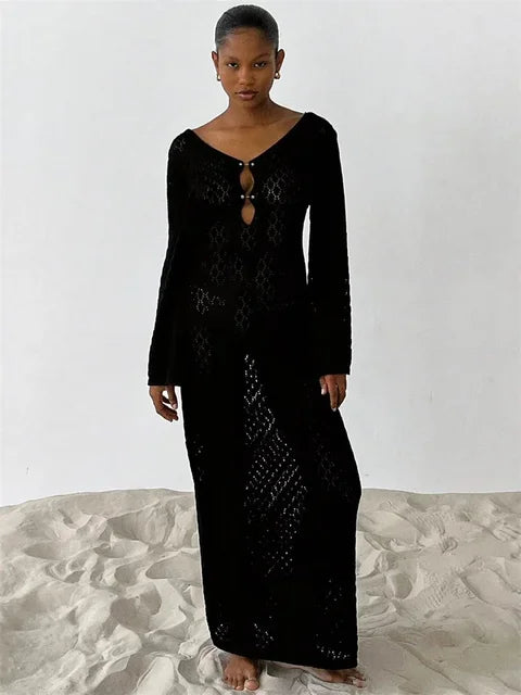 Knitted Beach Coverup