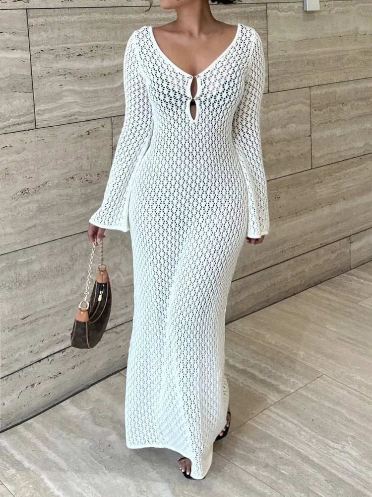 Knitted Beach Coverup