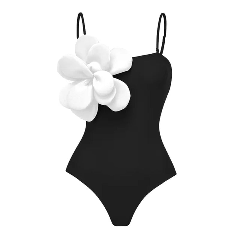 Flower Power - One Piece Swimsuit /Monokini 