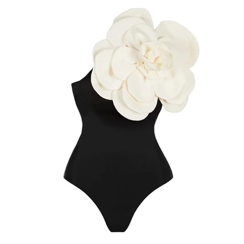 Flower Power - One Piece Swimsuit /Monokini 