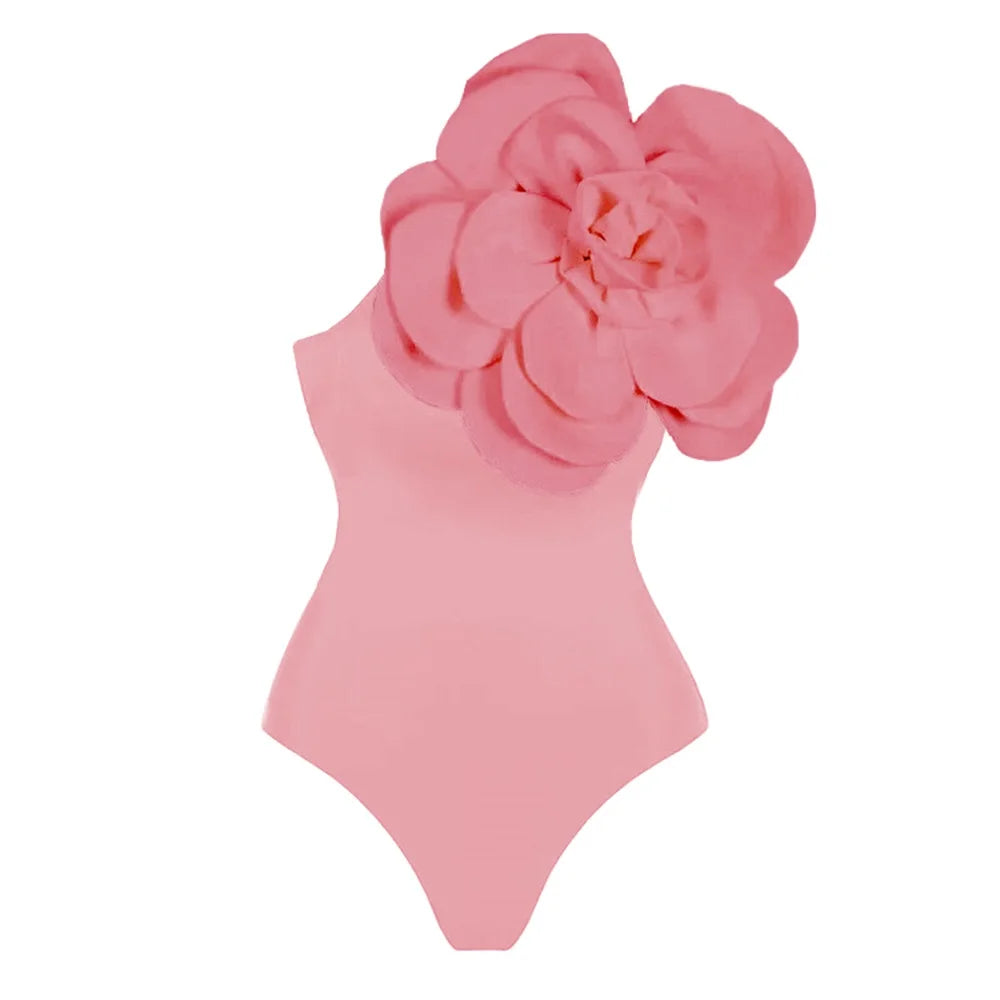 Flower Power - One Piece Swimsuit /Monokini 